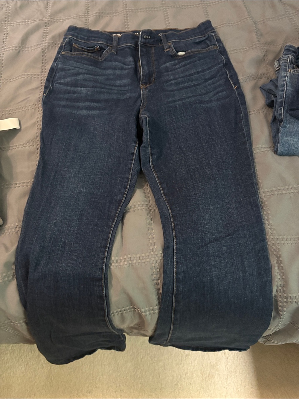 a.n.a Women's Dark Blue Flare Jeans